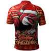 Redcliffe Dolphins Polo Shirt Merry Christmas Game Day Knit Style Team Edition