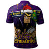 Melbourne Storm Polo Shirt Merry Christmas Game Day Knit Style Team Edition