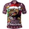 Queensland Maroons Polo Shirt Merry Christmas Game Day Knit Style Team Edition Queensland Maroons Polo Shirt Merry Christmas Game Day Knit Style Team Edition
