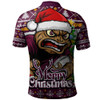Queensland Maroons Polo Shirt Merry Christmas Game Day Knit Style Team Edition Queensland Maroons Polo Shirt Merry Christmas Game Day Knit Style Team Edition