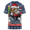 Sydney Roosters T-Shirt Merry Christmas Game Day Knit Style Team Edition