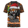 Wests Tigers T-Shirt Merry Christmas Game Day Knit Style Team Edition