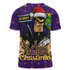Melbourne Storm T-Shirt Merry Christmas Game Day Knit Style Team Edition