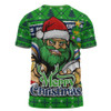 Canberra Raiders T-Shirt Merry Christmas Game Day Knit Style Team Edition