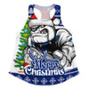Canterbury-Bankstown Bulldogs Women Racerback Singlet Merry Christmas Game Day Knit Style Team Edition Canterbury-Bankstown Bulldogs Women Racerback Singlet Merry Christmas Game Day Knit Style Team Edition