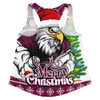 Manly Warringah Sea Eagles Women Racerback Singlet Merry Christmas Game Day Knit Style Team Edition
