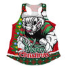 South Sydney Rabbitohs Women Racerback Singlet Merry Christmas Game Day Knit Style Team Edition