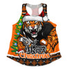 Wests Tigers Women Racerback Singlet Merry Christmas Game Day Knit Style Team Edition