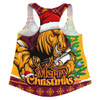 Brisbane Broncos Women Racerback Singlet Merry Christmas Game Day Knit Style Team Edition