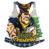 North Queensland Cowboys Women Racerback Singlet Merry Christmas Game Day Knit Style Team Edition