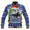 Canterbury-Bankstown Bulldogs Baseball Jacket Merry Christmas Game Day Knit Style Team Edition