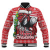 St. George Illawarra Dragons Baseball Jacket Merry Christmas Game Day Knit Style Team Edition