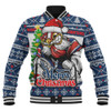 Sydney Roosters Baseball Jacket Merry Christmas Game Day Knit Style Team Edition