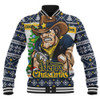 North Queensland Cowboys Baseball Jacket Merry Christmas Game Day Knit Style Team Edition