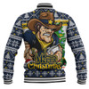 North Queensland Cowboys Baseball Jacket Merry Christmas Game Day Knit Style Team Edition