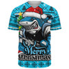 Cronulla-Sutherland Sharks Baseball Shirt Merry Christmas Game Day Knit Style Team Edition