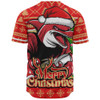 Redcliffe Dolphins Baseball Shirt Merry Christmas Game Day Knit Style Team Edition