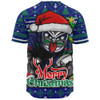 New Zealand Warriors Baseball Shirt Merry Christmas Game Day Knit Style Team Edition