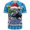 New South Wales Blues Baseball Shirt Merry Christmas Game Day Knit Style Team Edition