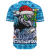 New South Wales Blues Baseball Shirt Merry Christmas Game Day Knit Style Team Edition