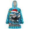 Cronulla-Sutherland Sharks Snug Hoodie Merry Christmas Game Day Knit Style Team Edition