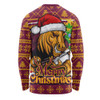 Brisbane Broncos Long Sleeve T-shirt Merry Christmas Game Day Knit Style Team Edition Brisbane Broncos Long Sleeve T-shirt Merry Christmas Game Day Knit Style Team Edition