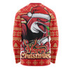 Redcliffe Dolphins Long Sleeve T-shirt Merry Christmas Game Day Knit Style Team Edition