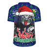 New Zealand Warriors Rugby Jersey Merry Christmas Game Day Knit Style Team Edition
