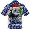Canterbury-Bankstown Bulldogs Zip Polo Shirt Merry Christmas Game Day Knit Style Team Edition