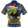 Parramatta Eels Zip Polo Shirt Merry Christmas Game Day Knit Style Team Edition