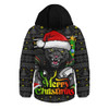 Penrith Panthers Hooded Padded Jacket Merry Christmas Game Day Knit Style Team Edition