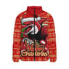 Redcliffe Dolphins Padded Jacket Merry Christmas Game Day Knit Style Team Edition