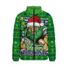 Canberra Raiders Padded Jacket Merry Christmas Game Day Knit Style Team Edition
