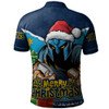 Gold Coast Titans Polo Shirt Santa Scoring Touchdown On Christmas Game Day Gold Coast Titans Polo Shirt Santa Scoring Touchdown On Christmas Game Day