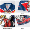 Sydney Roosters Hawaiian Shirt Santa Scoring Touchdown On Christmas Game Day