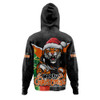 Wests Tigers Hoodie Santa Scoring Touchdown On Christmas Game Day