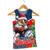 Sydney Roosters Men Singlet Santa Scoring Touchdown On Christmas Game Day Sydney Roosters Men Singlet Santa Scoring Touchdown On Christmas Game Day