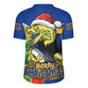 Parramatta Eels Rugby Jersey Santa Scoring Touchdown On Christmas Game Day