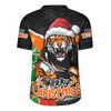 Wests Tigers Rugby Jersey Santa Scoring Touchdown On Christmas Game Day