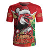 Redcliffe Dolphins Rugby Jersey Santa Scoring Touchdown On Christmas Game Day
