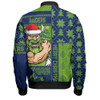 Canberra Raiders Bomber Jacket Christmas Magic Knit Style Winter Glow
