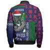 New Zealand Warriors Bomber Jacket Christmas Magic Knit Style Winter Glow