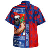 Newcastle Knights Hawaiian Shirt Christmas Magic Knit Style Winter Glow