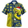 Parramatta Eels Hawaiian Shirt Christmas Magic Knit Style Winter Glow Parramatta Eels Hawaiian Shirt Christmas Magic Knit Style Winter Glow