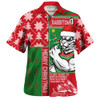South Sydney Rabbitohs Hawaiian Shirt Christmas Magic Knit Style Winter Glow