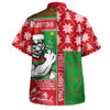 South Sydney Rabbitohs Hawaiian Shirt Christmas Magic Knit Style Winter Glow