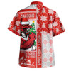 St. George Illawarra Dragons Hawaiian Shirt Christmas Magic Knit Style Winter Glow
