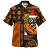 Wests Tigers Hawaiian Shirt Christmas Magic Knit Style Winter Glow Wests Tigers Hawaiian Shirt Christmas Magic Knit Style Winter Glow