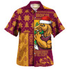 Brisbane Broncos Hawaiian Shirt Christmas Magic Knit Style Winter Glow