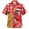 Redcliffe Dolphins Hawaiian Shirt Christmas Magic Knit Style Winter Glow